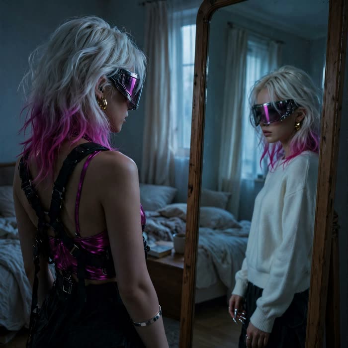 HONTOU cover — KUU in the mirror